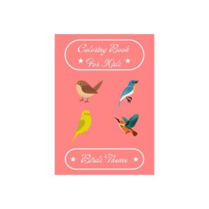 Coloring Book For Kids | Birds Theme | Digital Coloring Book | PDF Format