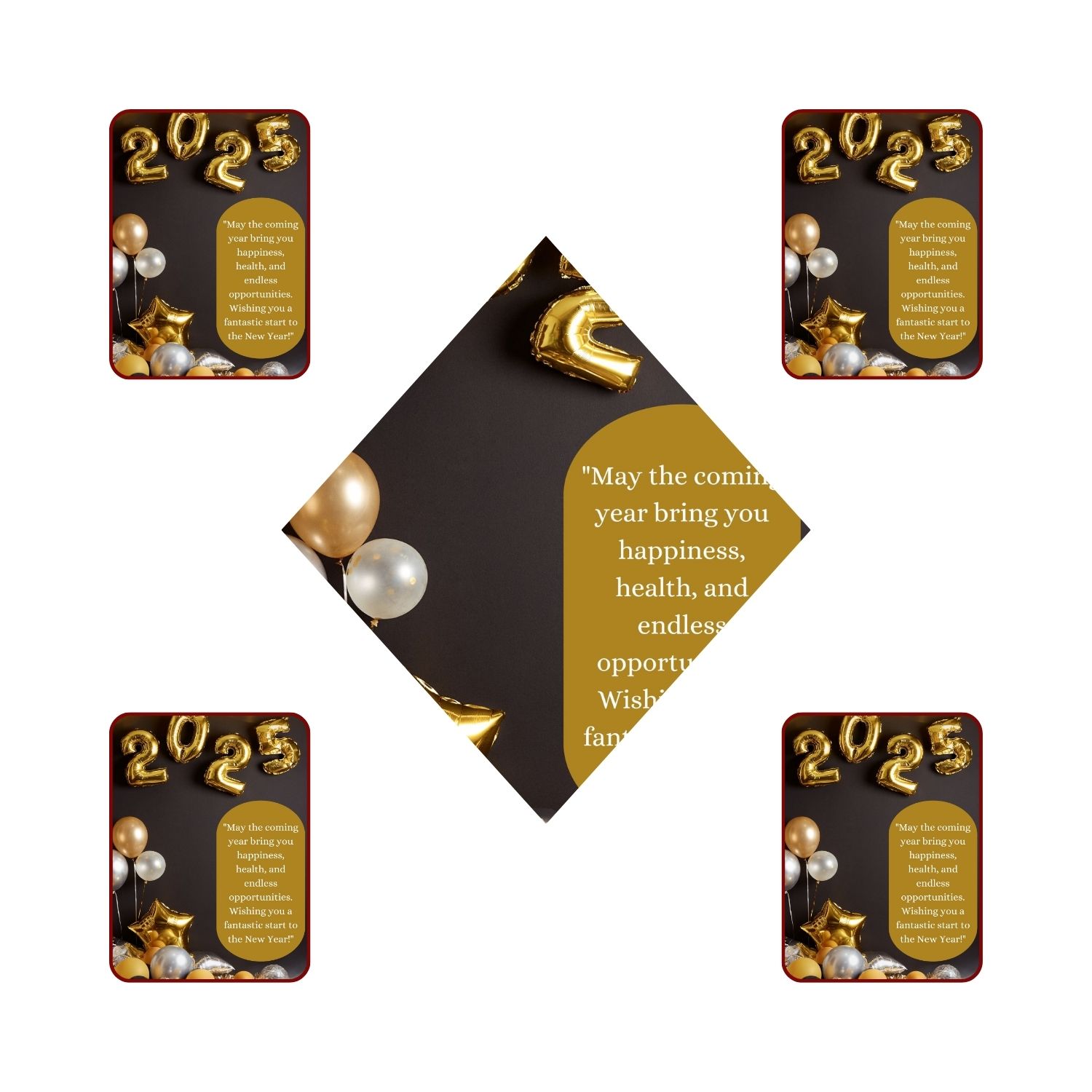 New Year Greeting Card | New Year 2025 | Digital Greeting Card | JPG Format - Image 3