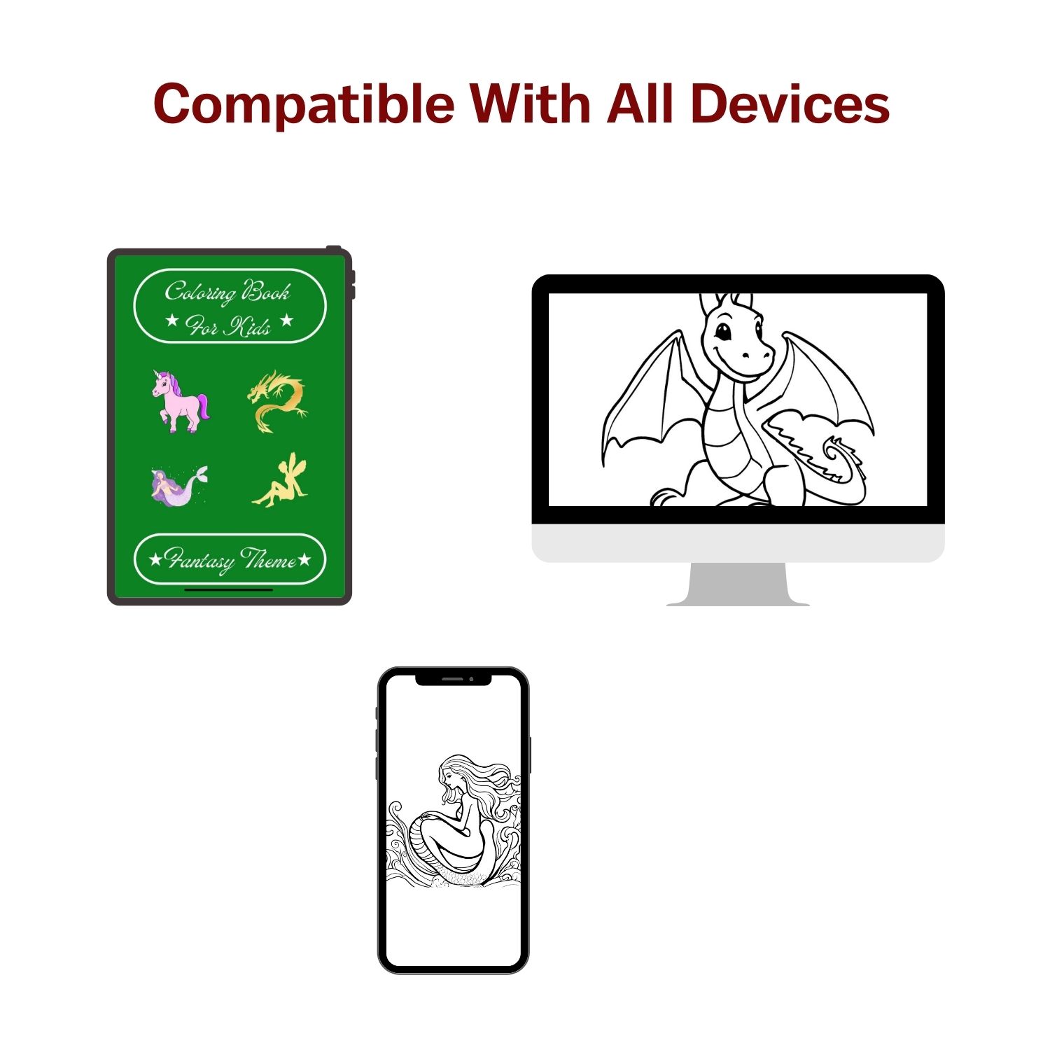 Coloring Books For Kids | Fantasy Theme | Drawing | Joy & Learning - Image 4