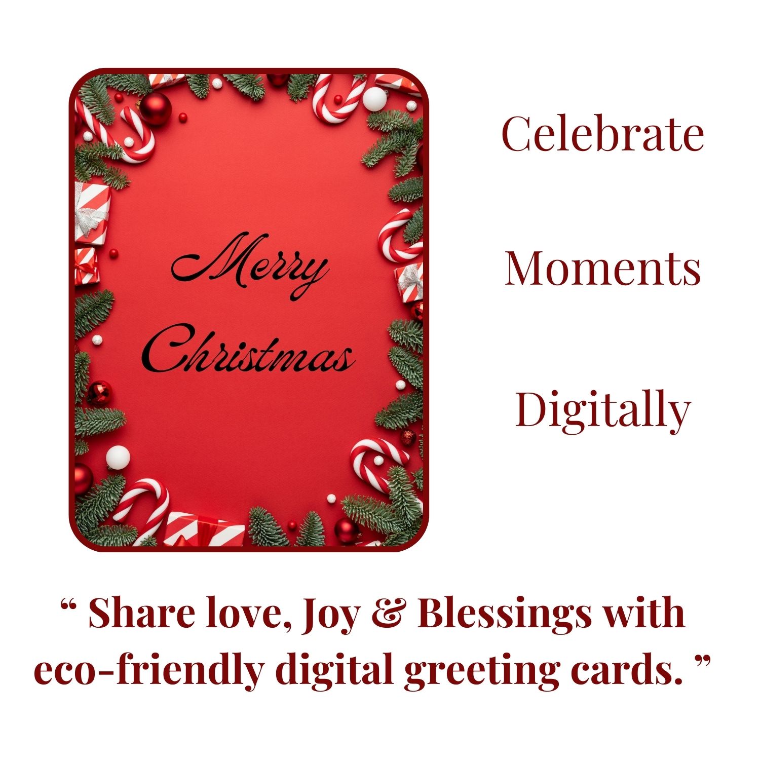 Christmas Greeting Card | Send Christmas Wishes Digitally | GIF Format | Download | Share - Image 4