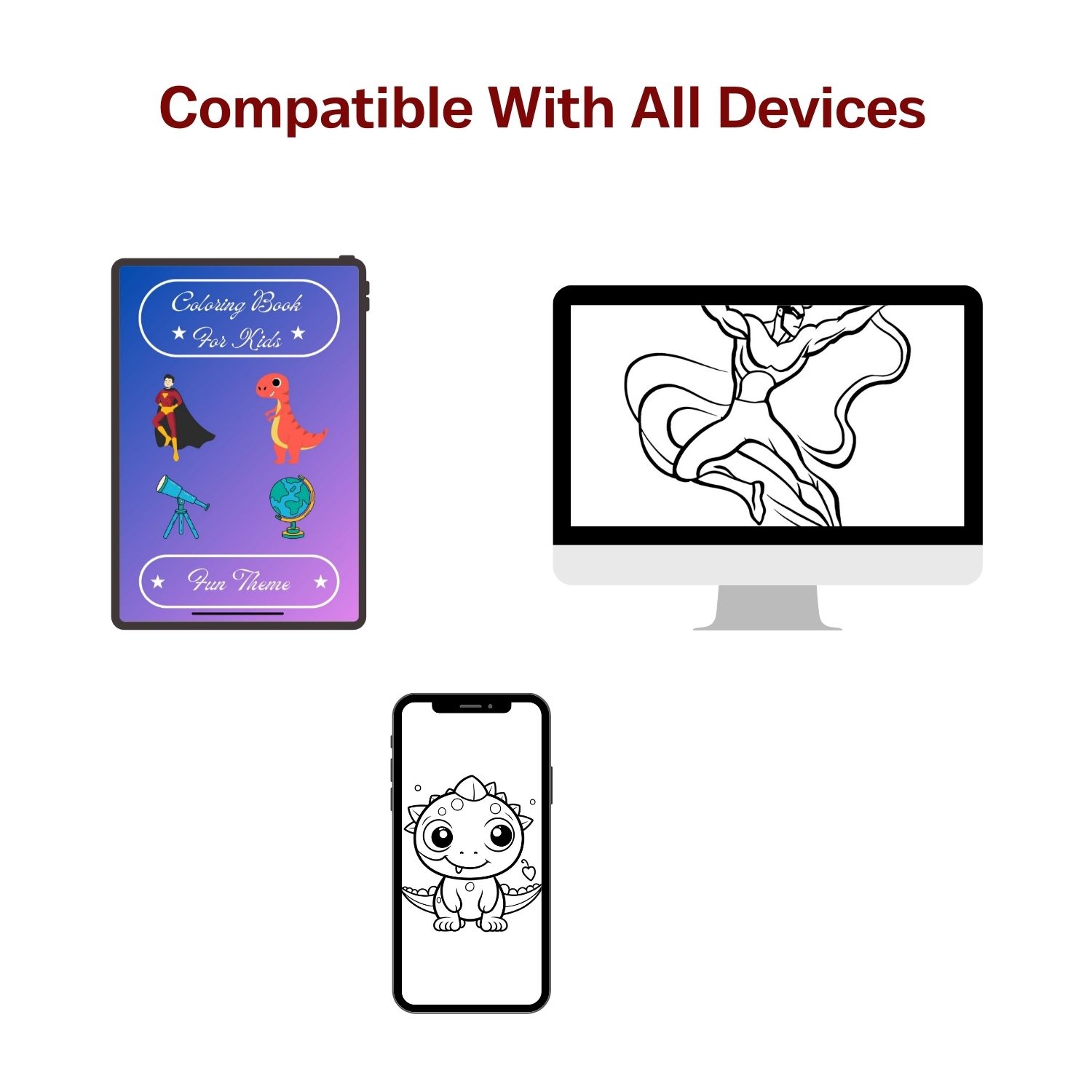 Coloring Books For Kids | Fun Theme | Drawing | Joy & Learning - Image 4