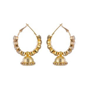 Earrings For Women & Girls | Jhumki Bali Style | Pack Of 1 | Golden | Perfect For Celebrations | (AWJ07202510)