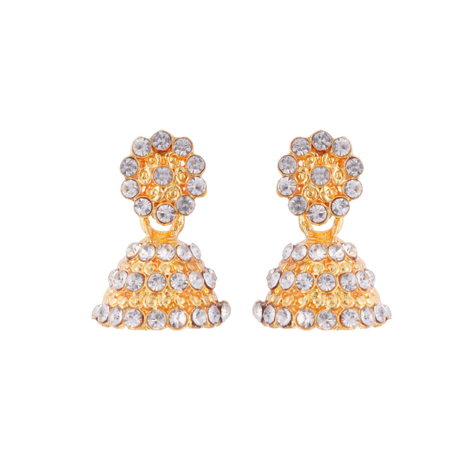 Earrings For Women & Girls | Jhumki Style | Pack Of 1 | Golden | Perfect For Celebrations | (AWJ07202511)