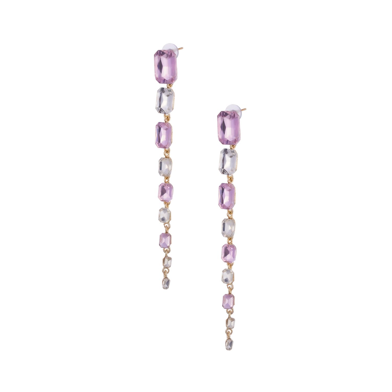 Earrings For Women & Girls | Lavender | Dangler Style | Pack Of 1 | Suitable For Occasions | (AWJ07202509) - Image 2