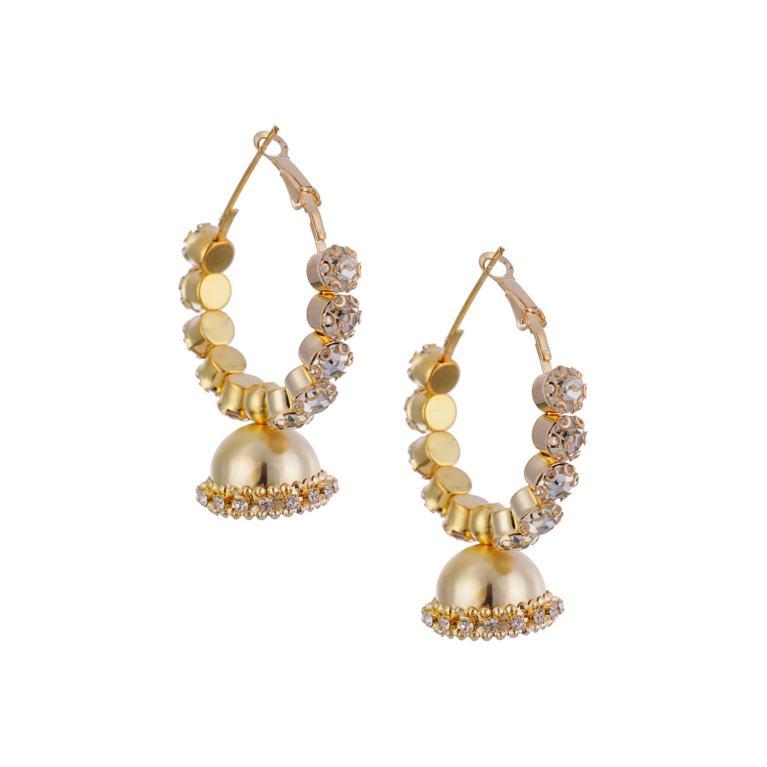 Earrings For Women & Girls | Jhumki Bali Style | Pack Of 1 | Golden | Perfect For Celebrations | (AWJ07202510) - Image 2
