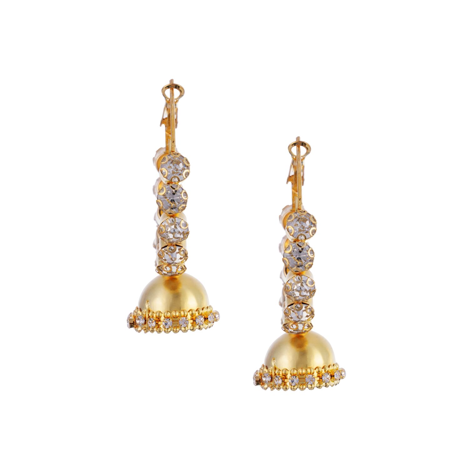 Earrings For Women & Girls | Jhumki Bali Style | Pack Of 1 | Golden | Perfect For Celebrations | (AWJ07202510) - Image 3