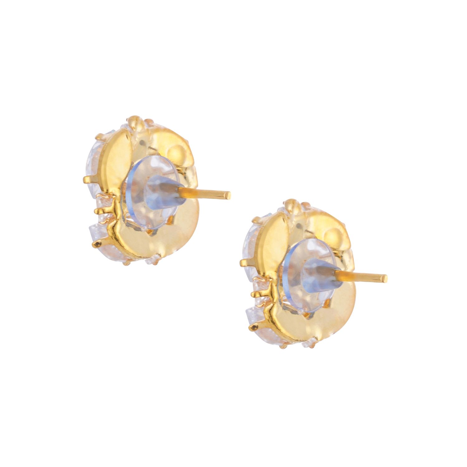 Stud Earrings For Women & Girls | Gold-Tone | Pack Of 1 | Perfect For Celebrations | (AWJ07202515) - Image 3