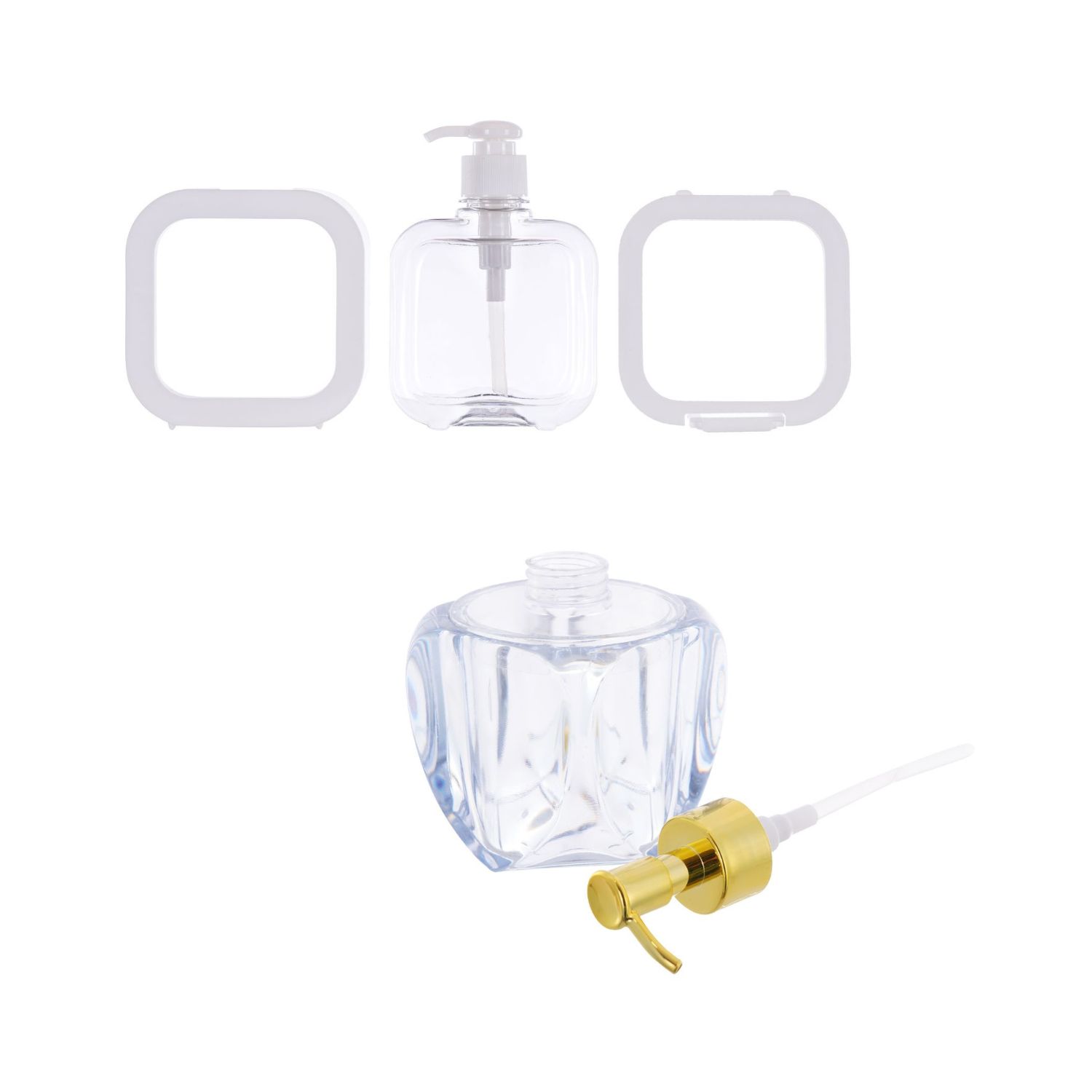 Soap Dispenser Combo Set | Pack Of 2 | Random Color Available (AWHK07202513) - Image 3