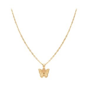 Butterfly Chain Pendant | Perfect For Every Occasion | Golden | Pack Of 1 [AWJ092601]